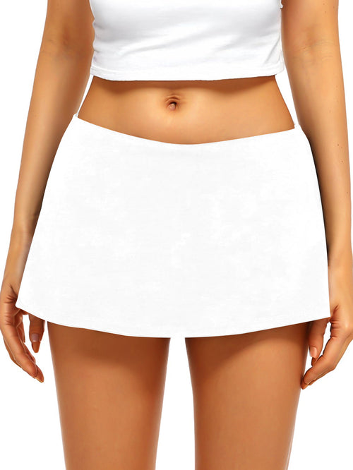 Low Waist Micro Mini Skirts Skorts